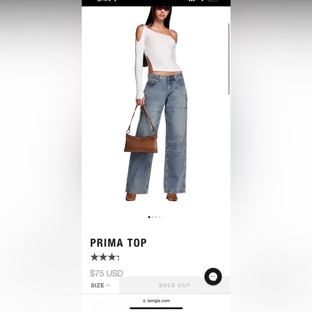I.AM.GIA white prima top